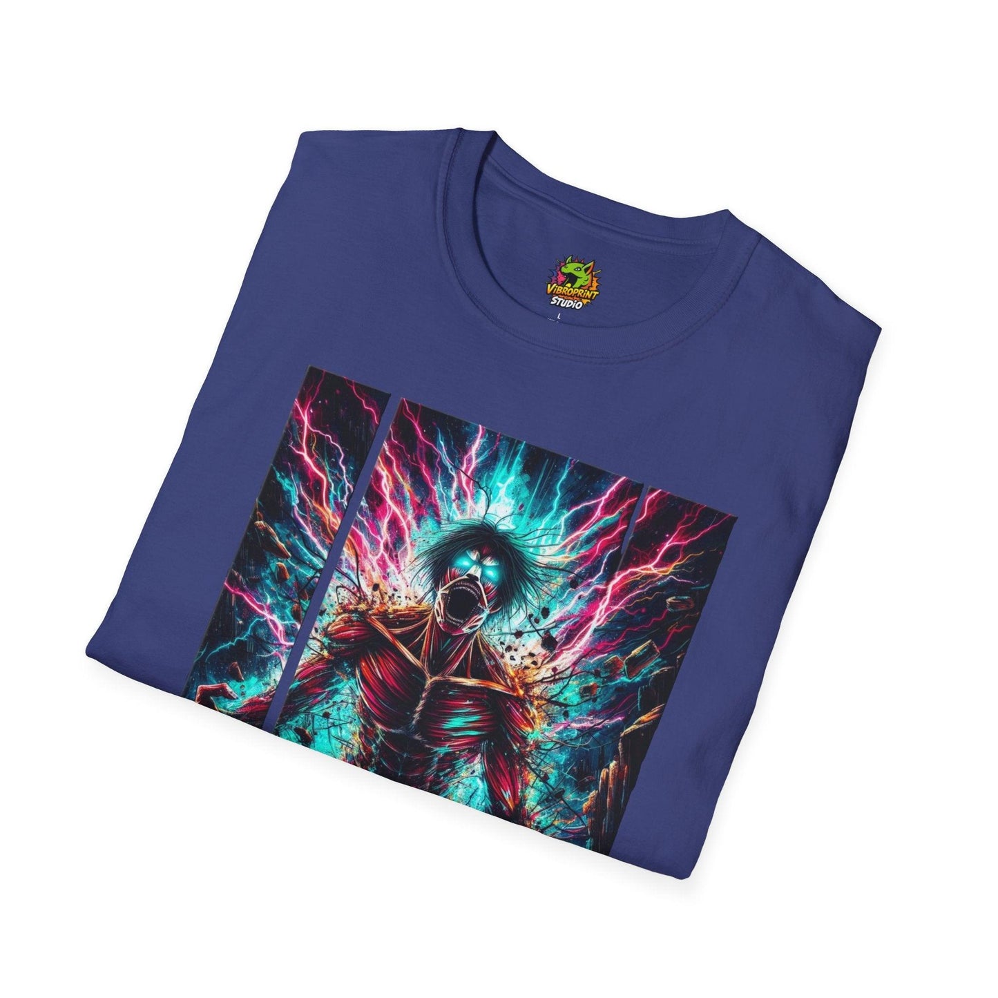 Eren Yeager Titan’s Rampage Tee | Attack on Titan Shirt | Shingeki no - VibroPrint Studio