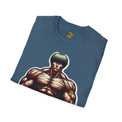 UFC T Shirt | Unleash Fierce Confidence | UFC Tee with Baki Anime Elements for Athletes