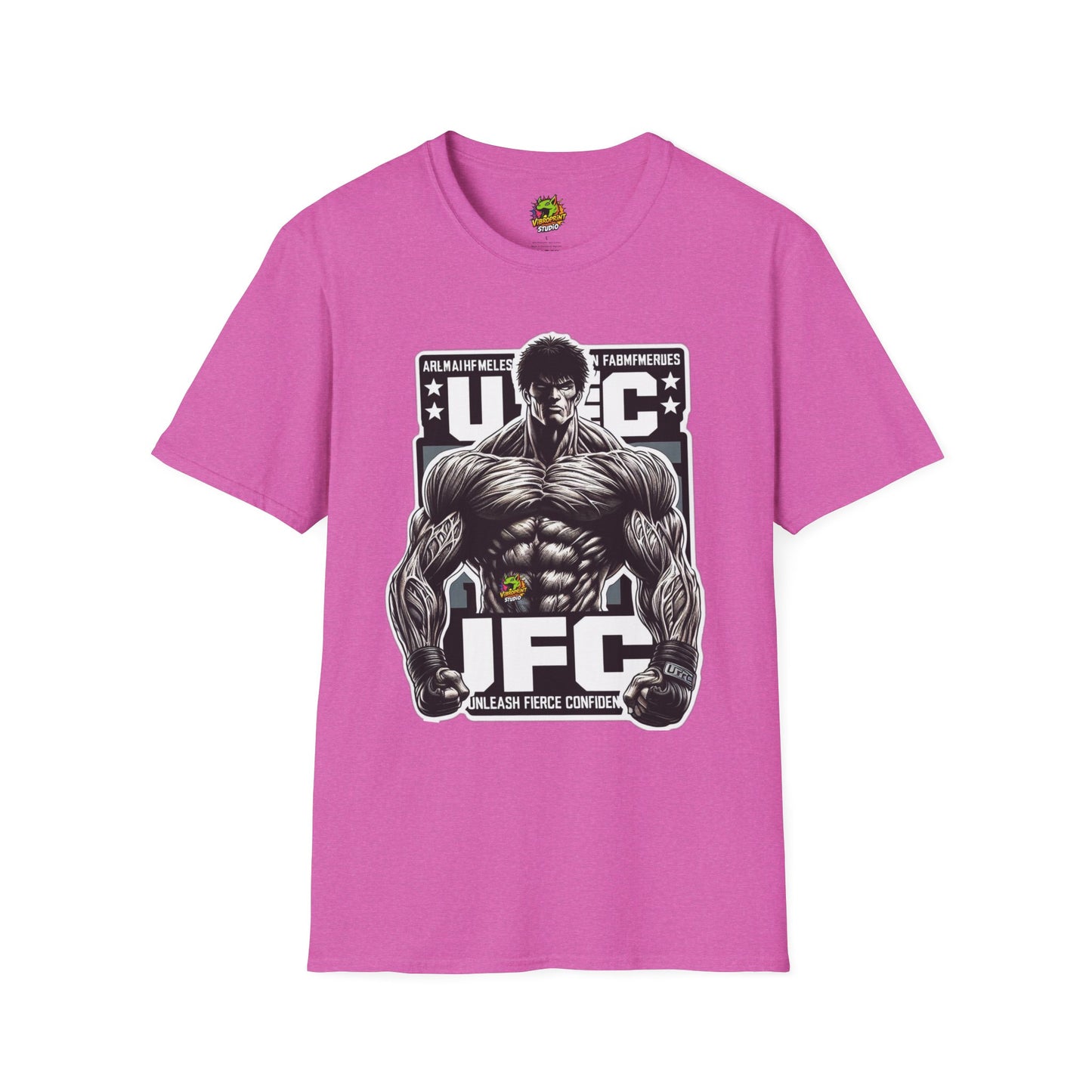 T - UFC T Shirt | Unleash Fierce Confidence | UFC Tee with Baki Anime Strength for Fitness Enthusiasts - premium material. limited stock. Order yours now and stand out with this exclusive piece!