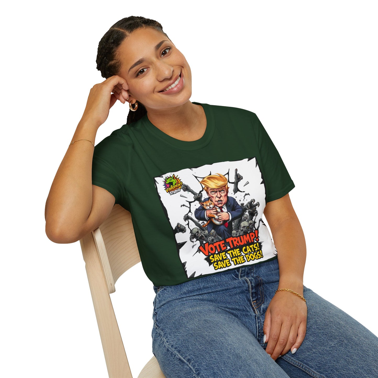 They're Eating the Dogs Tee | Trump Election Satire T-Shirt | Funny Meme Graphic Tee