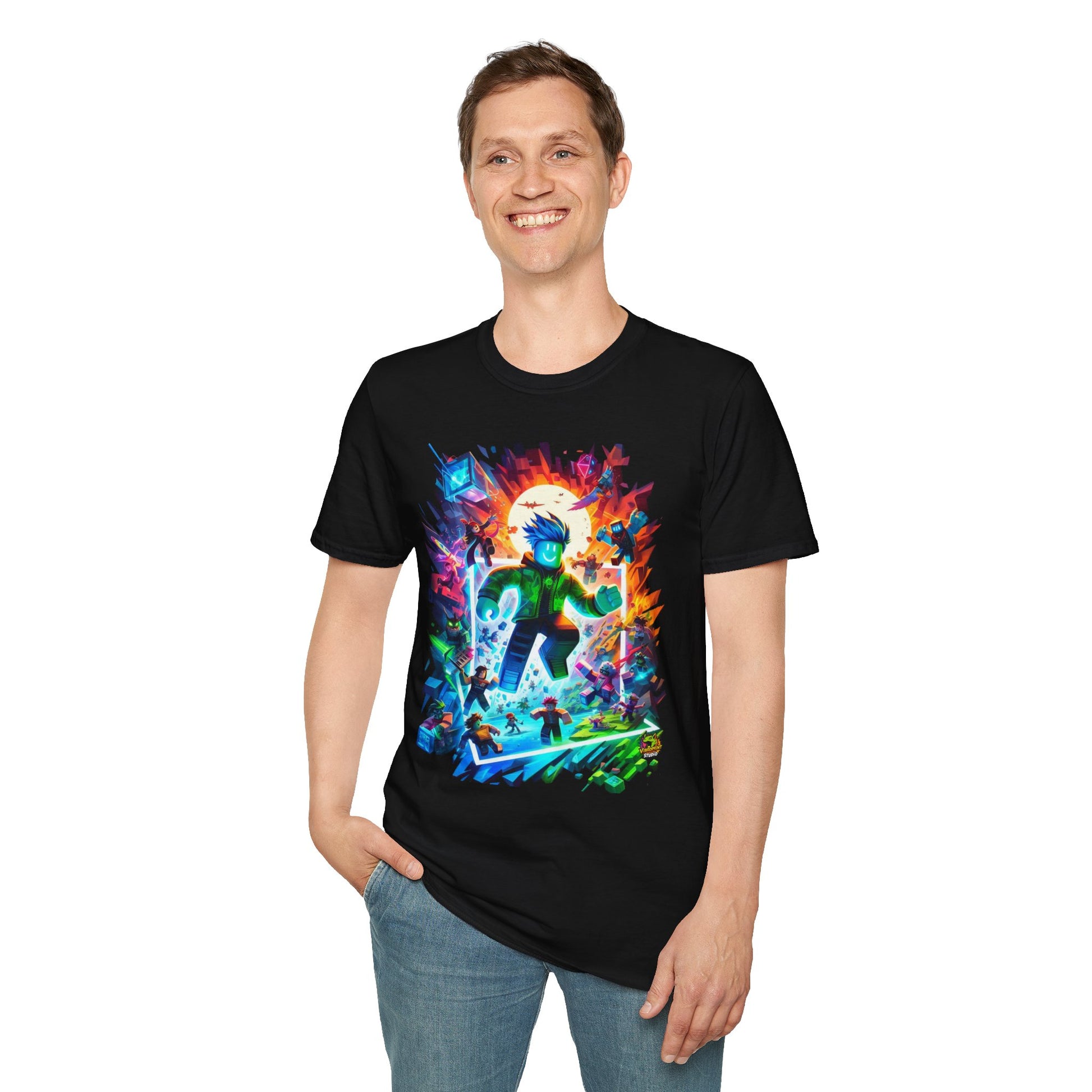 | - Roblox Adventure Shirt for Kids | Roblox Clothing for Boys & Girls | Stylish Roblox Graphic Tee | Perfect Roblox Gift - premium material. perfect gift idea. Order yours now and stand out with this exclusive piece!