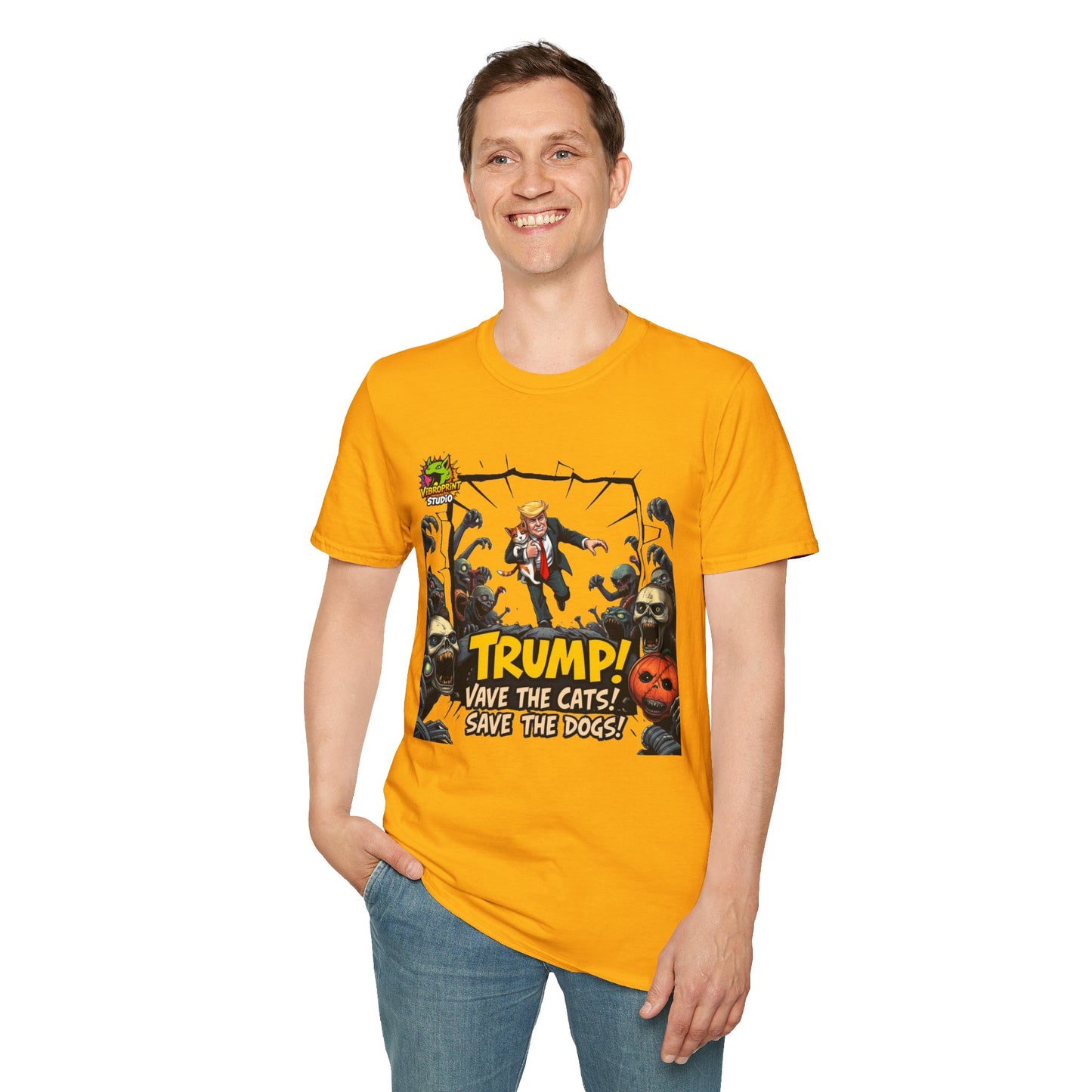 T-Shirt - They're Eating the Dogs Tee | Trump Election Meme T-Shirt | Satirical Political Shirt - custom-made. limited stock. Order yours now and stand out with this exclusive piece!