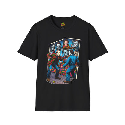 Funny Michael Myers Shirt | Jason & Michael Horror Picnic Tee - High Quality Image