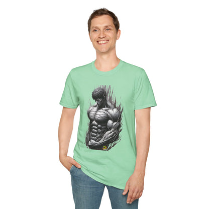 UFC T Shirt | Unleash Fierce Confidence | UFC Tee with Baki Anime Inspiration for Fitness Lovers