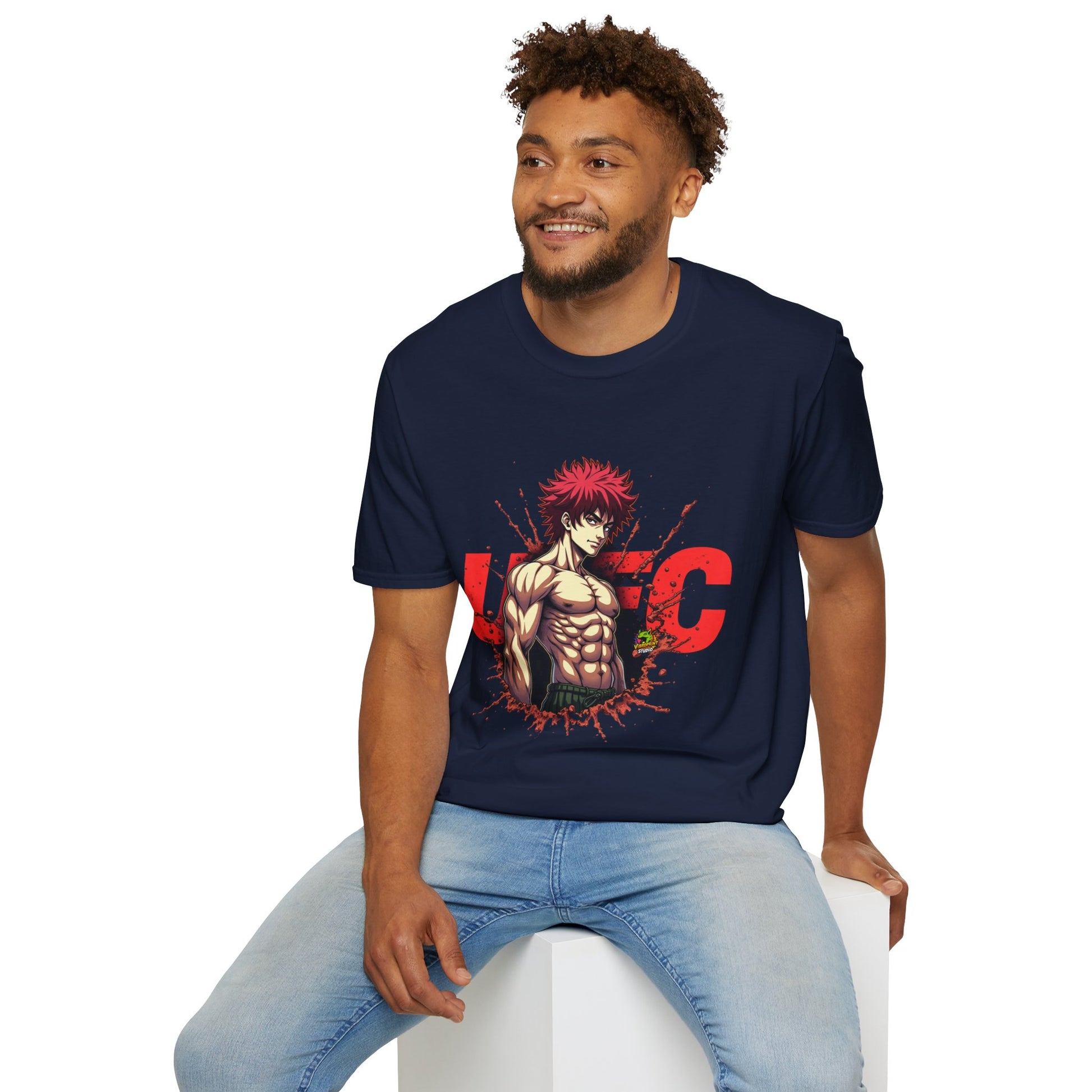 Shirt - UFC T Shirt | Unleash Fierce Confidence | Motivational UFC Tee with Baki Anime T Shirt Influence - custom-made. limited stock. Order yours now and stand out with this exclusive piece!