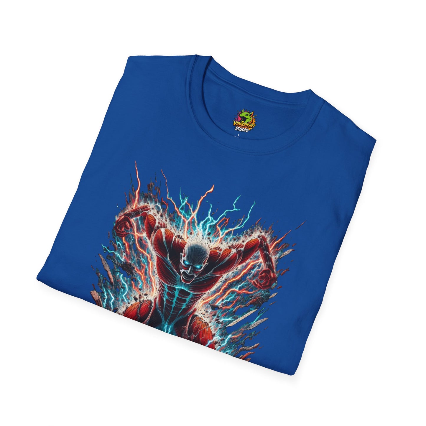 Eren - Eren Yeager Titan’s Courage Tee | Official Attack on Titan Shirt | - premium material. limited stock. Order yours now and stand out with this exclusive piece!