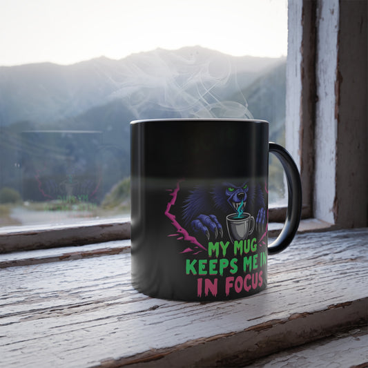 Hocus Pocus Mug | Heat Sensitive Magic Mug | Halloween Coffee Cup |