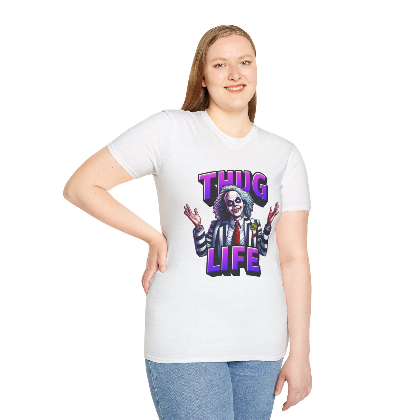 | - Beetlejuice Shirt | Thug Life Halloween Tee | Funny Beetlejuice Graphic T-Shirt - custom-made. perfect gift idea. Order yours now and stand out with this exclusive piece!