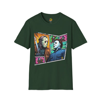 Myers - Jason Voorhees & Michael Myers Shirt | Funny Vintage Halloween Tee - premium material. limited stock. Order yours now and stand out with this exclusive piece!