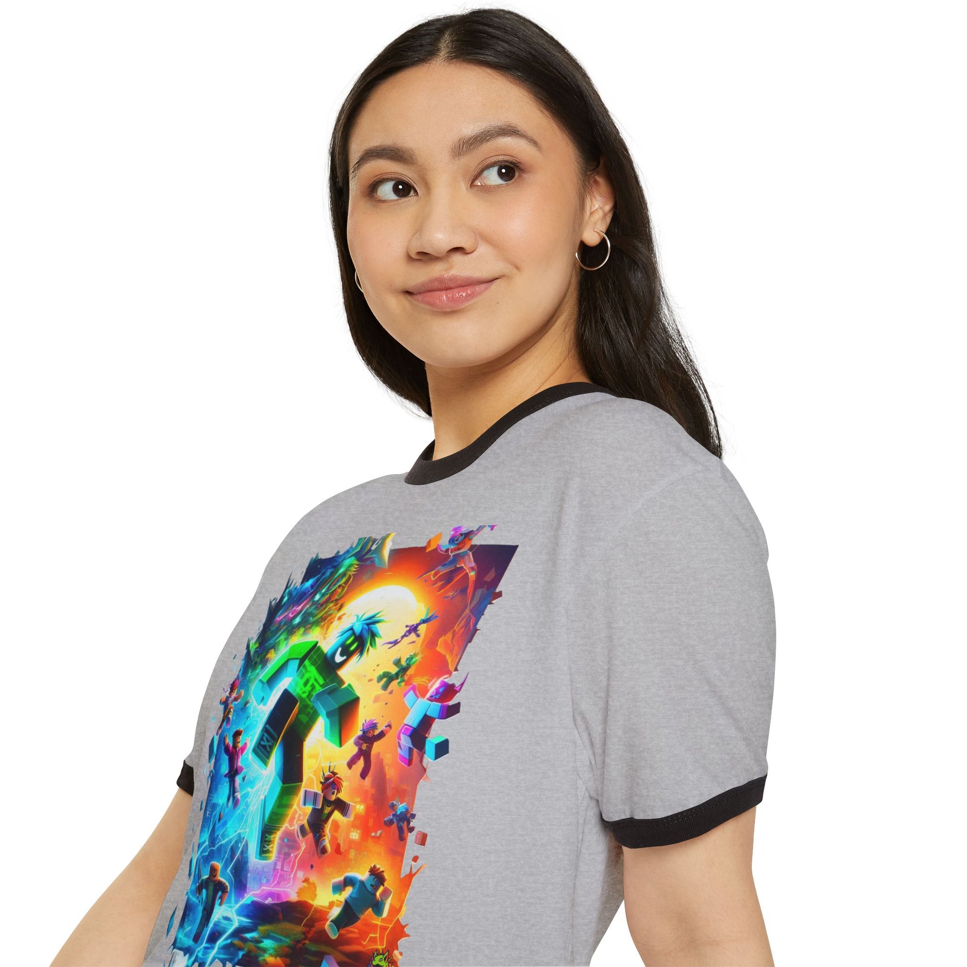 Roblox T Shirt for Gamers of All Ages | Roblox Adventure Graphic Tee | Roblox T Shirt - High Quality Image