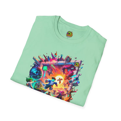 Unique Roblox Gamer T-Shirt for Boys & Girls | Roblox Graphic Tee | Roblox Inspired Shirt | Cool Gift for Roblox Players