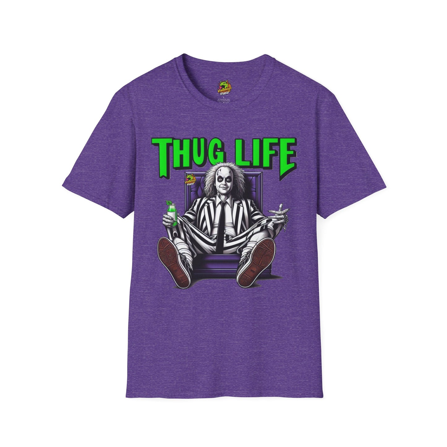 Creepy - Beetlejuice Shirt | Thug Life Halloween T-Shirt | Creepy Beetlejuice Graphic Tee - custom-made. limited stock. Order yours now and stand out with this exclusive piece!