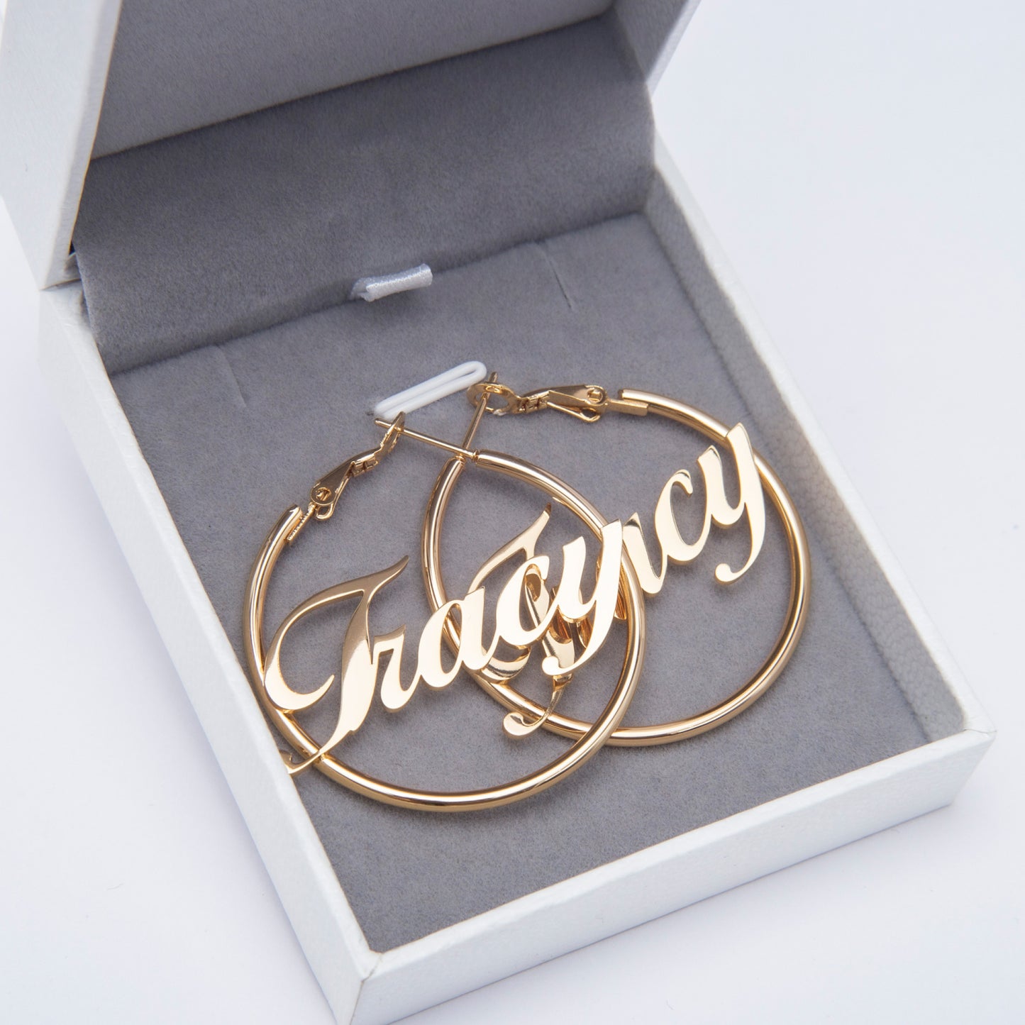 Custom Hoop Earrings – Personalized Name & Initial Hoop Earrings | Unique Gift for Women’s Fashion, Birthdays, & Special Occasions