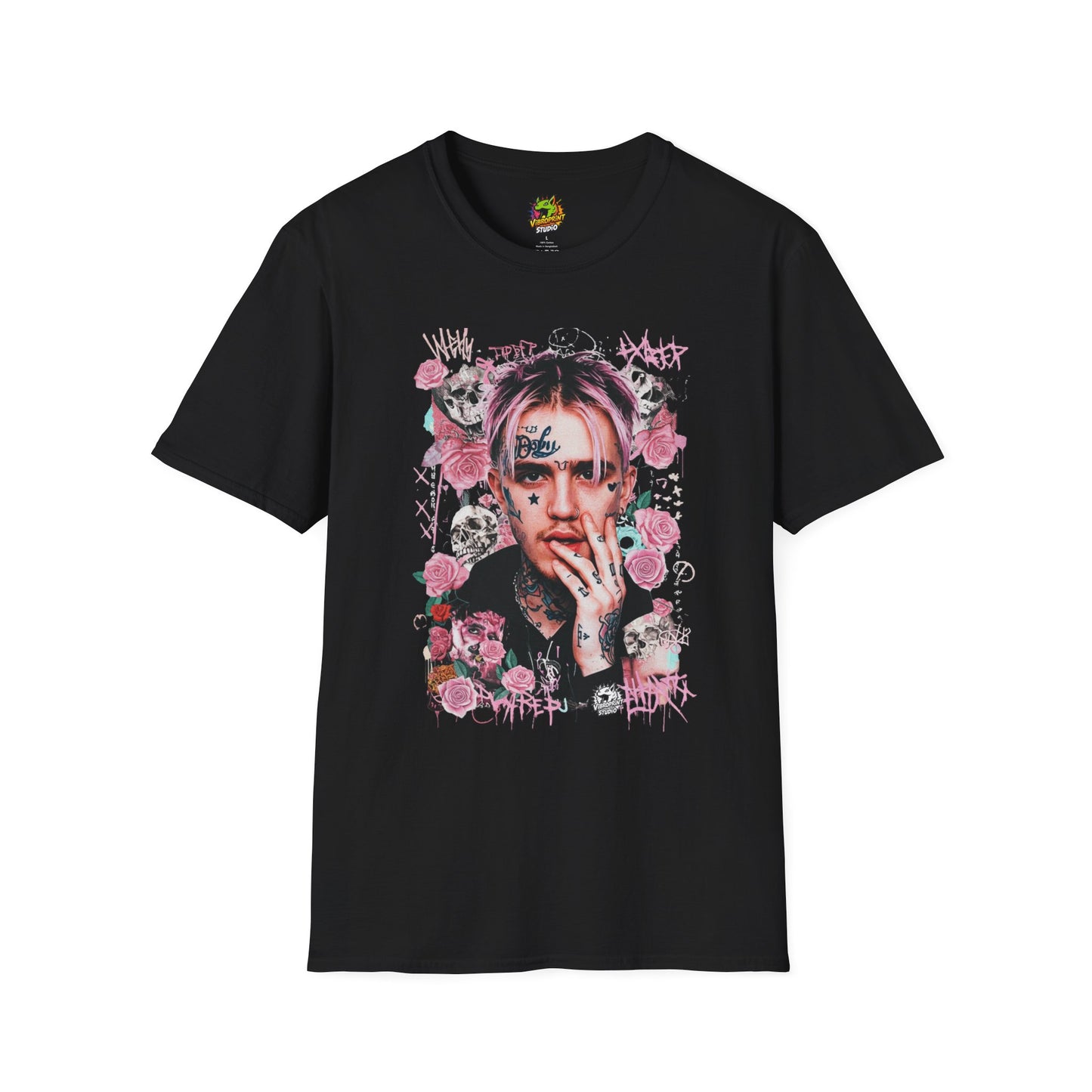 Lil Peep Merch T-Shirt - Original Vibroprint Studio Design - Goth Emo Rap Sadboy Tee