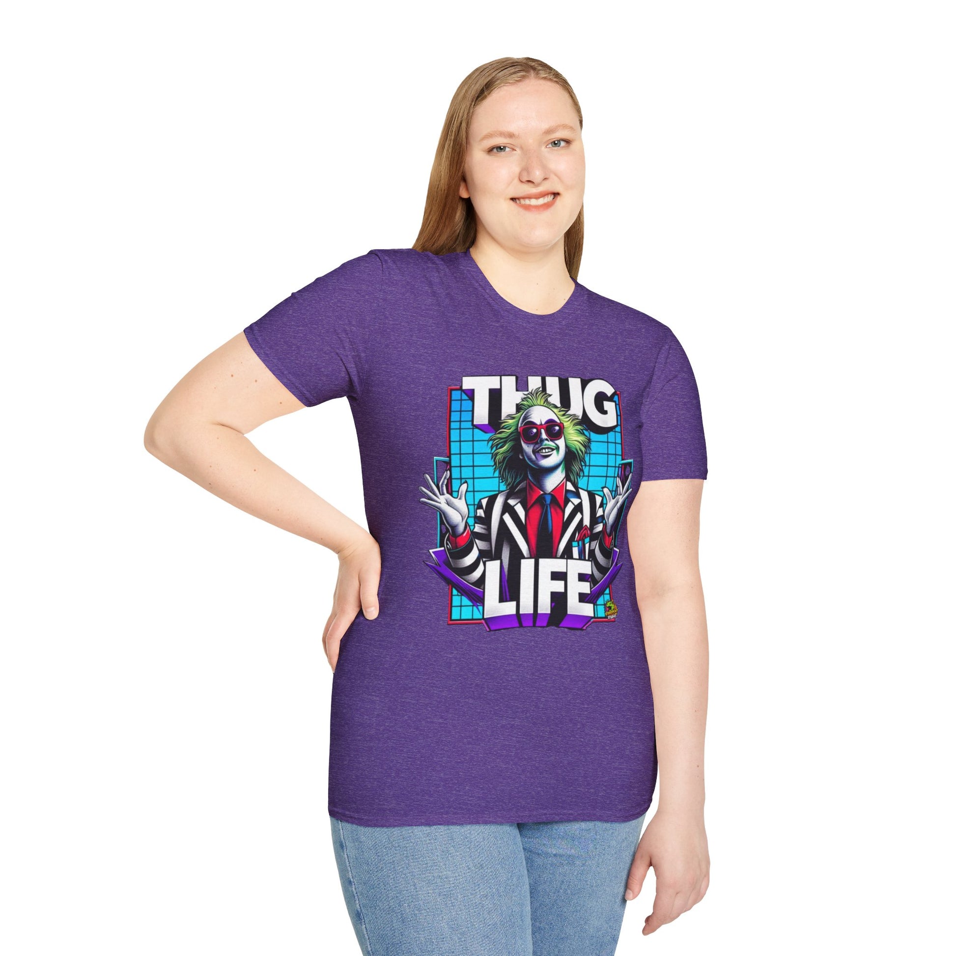 high-quality - Beetlejuice Shirt | Funny Thug Life Graphic Tee | Halloween Beetlejuice T-Shirt for Men & Women - premium material. perfect gift idea. Order yours now and stand out with this exclusive piece!