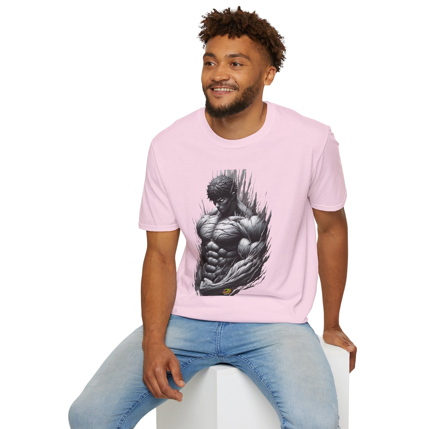 UFC T Shirt | Unleash Fierce Confidence | UFC Tee with Baki Anime Inspiration for Fitness Lovers