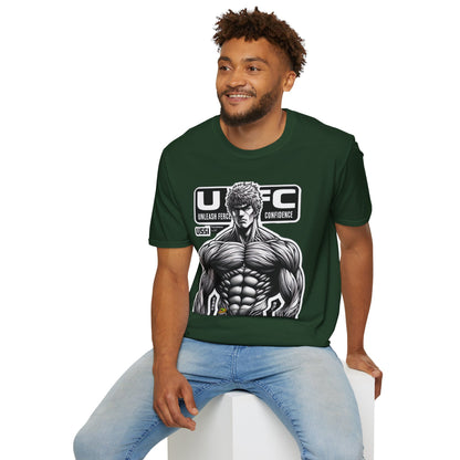 Fitness - UFC T Shirt | Unleash Fierce Confidence | UFC Tee Inspired by Baki Anime T Shirt for Fitness Lovers - custom-made. perfect gift idea. Order yours now and stand out with this exclusive piece!