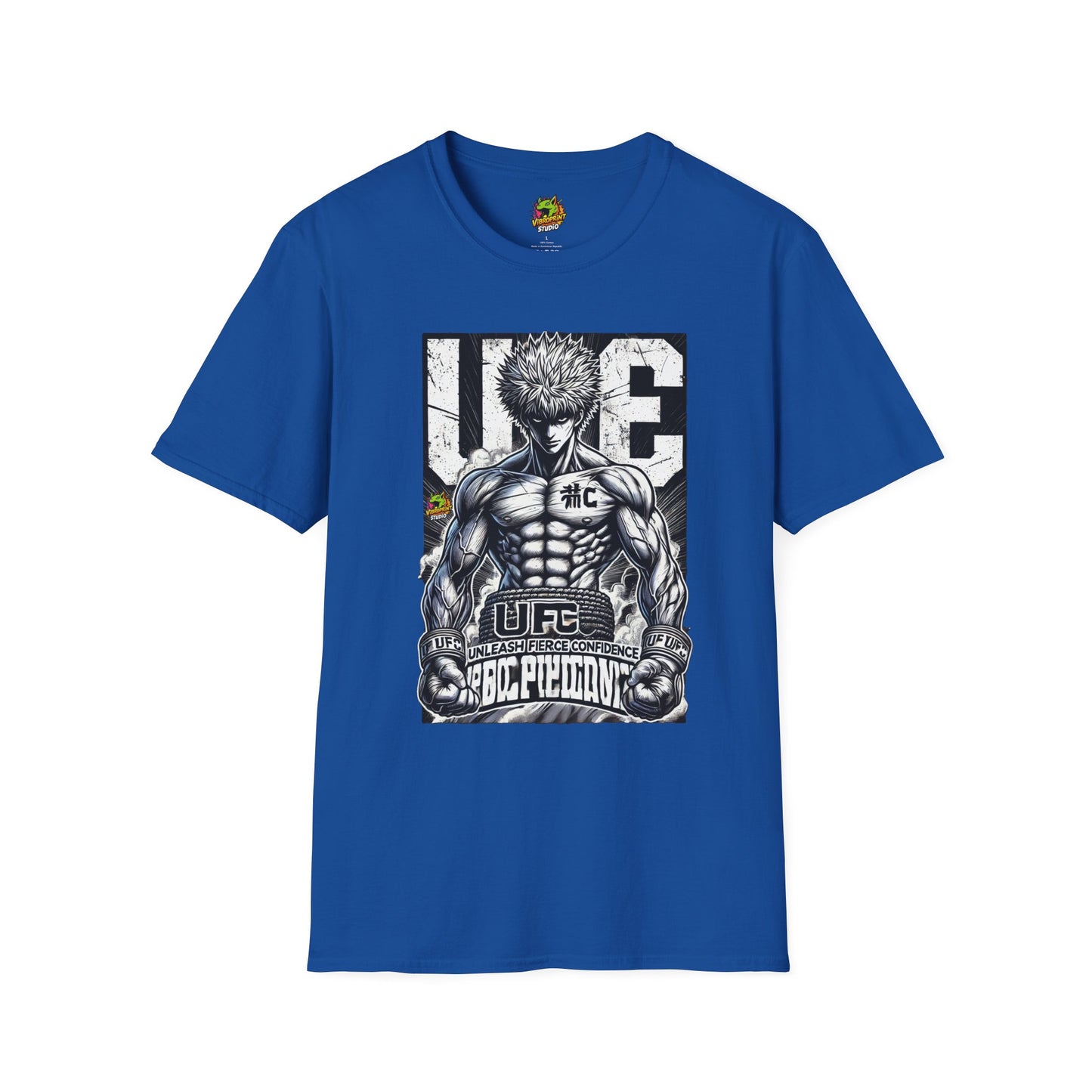 T - UFC T Shirt | Unleash Fierce Confidence | Motivational UFC Tee with Baki Anime T-Shirt design - custom-made. perfect gift idea. Order yours now and stand out with this exclusive piece!