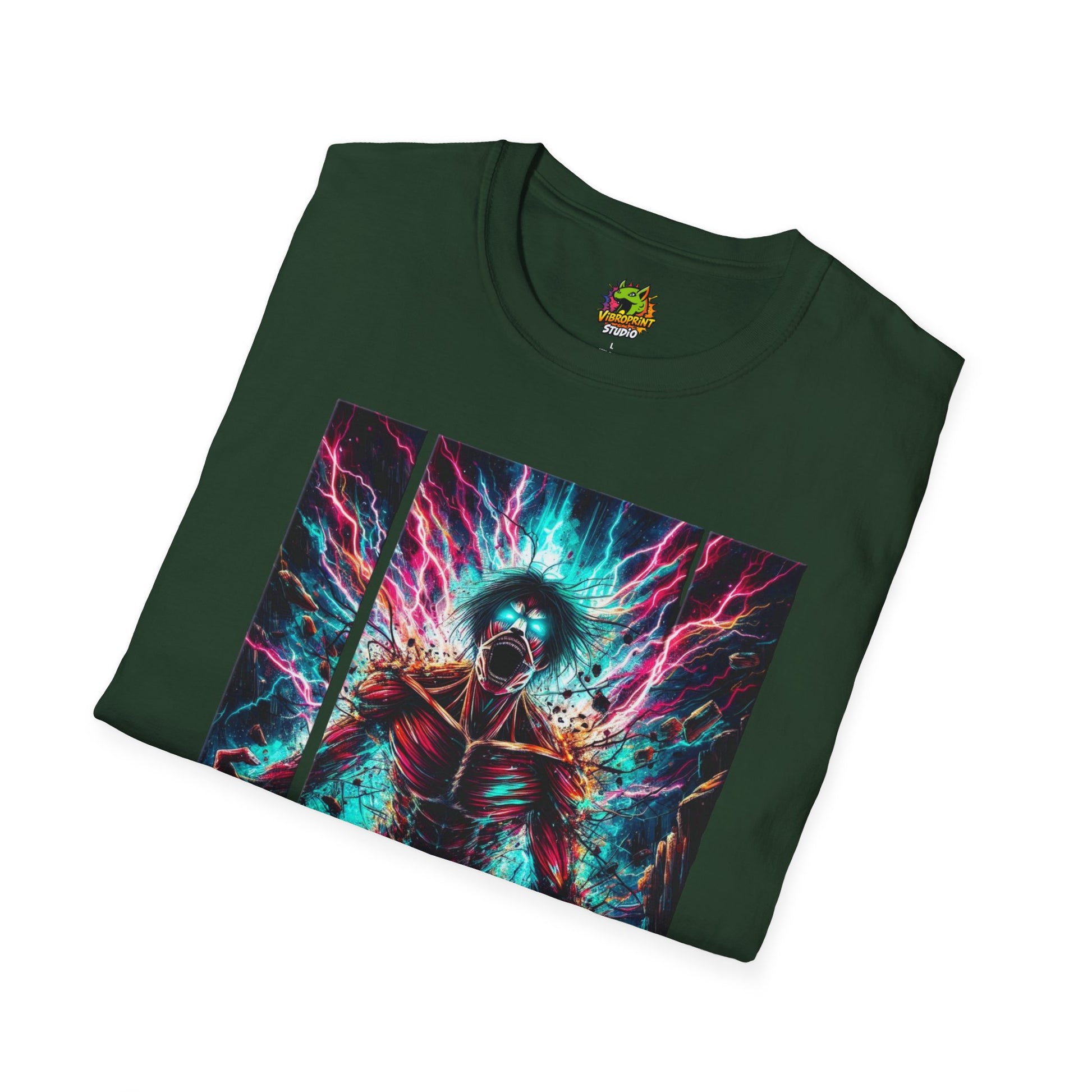 Eren Yeager Titan’s Rampage Tee | Attack on Titan Shirt | Shingeki no - VibroPrint Studio