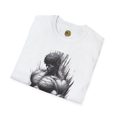 Michael Myers inspired design - UFC T Shirt | Unleash Fierce Confidence | UFC Tee with Baki Anime Inspiration for Fitness Lovers - exclusive artwork. spooky season t-shirt with unique flair. Order yours now and stand out with this exclusive piece!