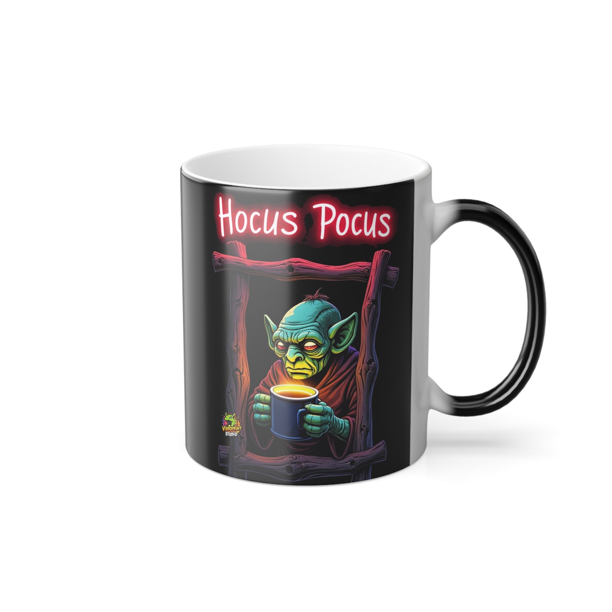 Hocus Pocus Mug | Heat Sensitive Magic Coffee Cup | Witchy Color - High Quality Image