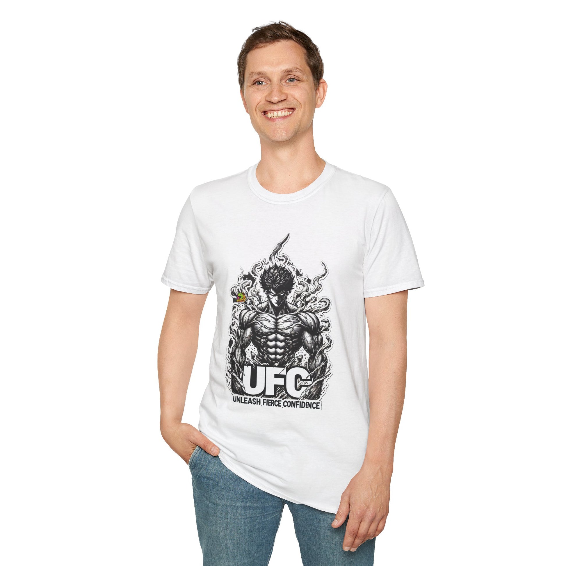 Shirt - UFC T Shirt | Unleash Fierce Confidence | Motivational UFC Tee with Baki Anime Influence - custom-made. limited stock. Order yours now and stand out with this exclusive piece!