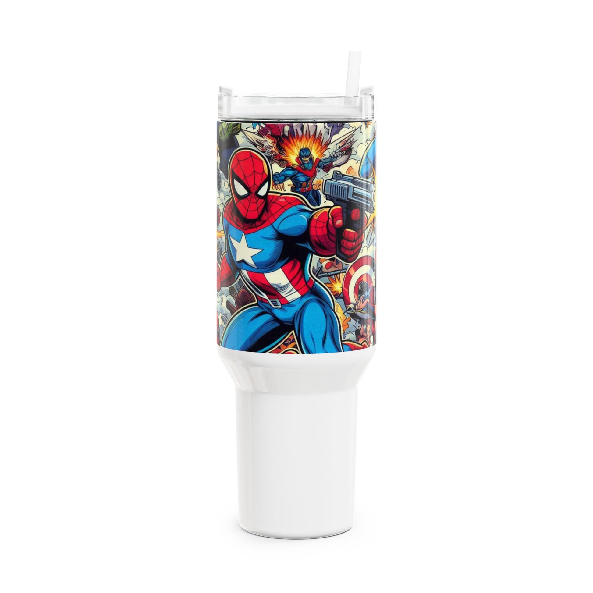 Stanley Tumbler | Anime and Geek Drinkware for Gamers | Colorful Cartoon Tumbler - High Quality Image