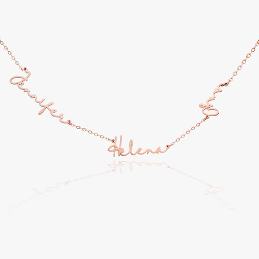 Handmade Name Jewelry – Customizable Personalized Necklace with Engraved Name for Unique Gifts & Everyday Elegance - High Quality Image