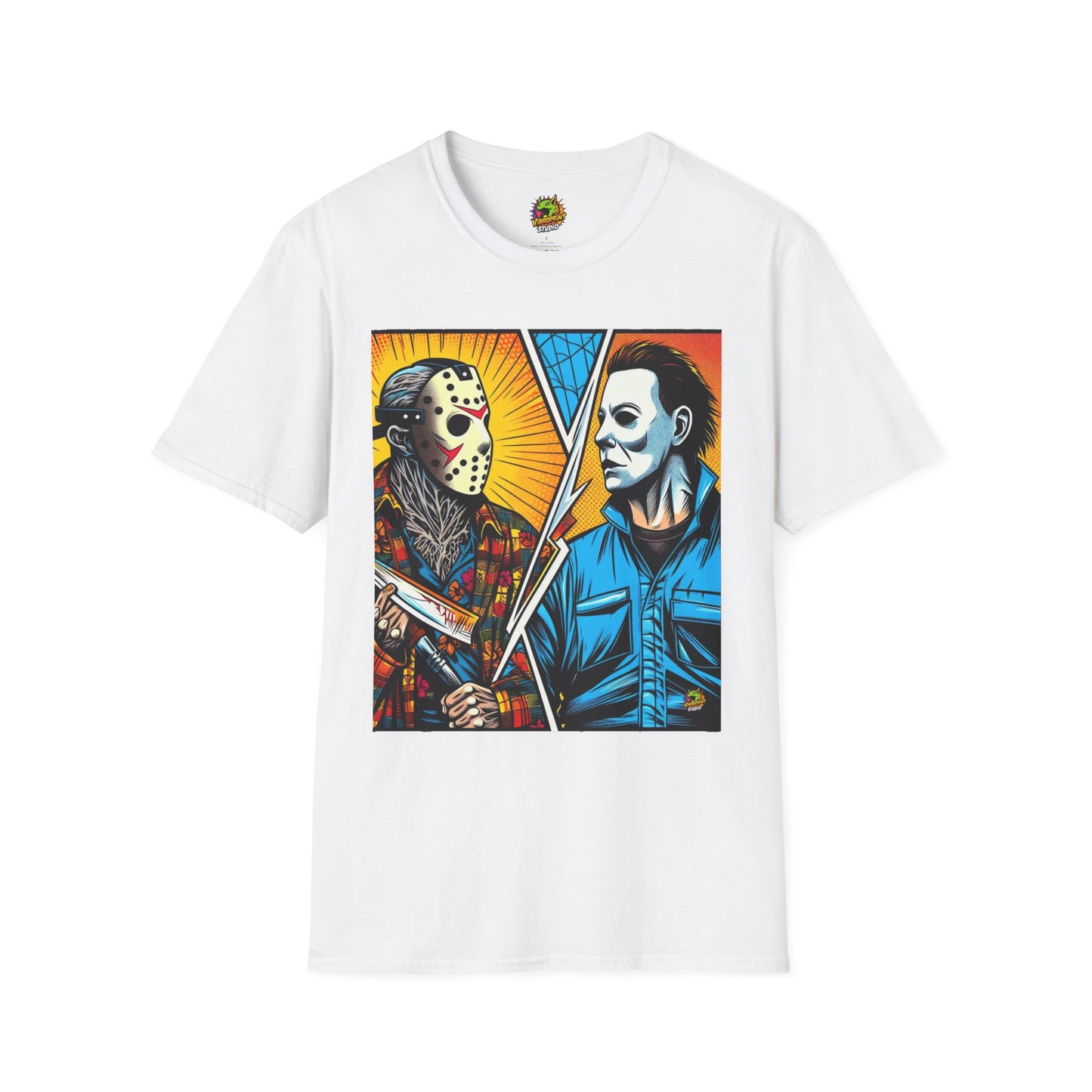 Funny - Jason & Michael Halloween Shirt | Funny Vintage Horror Tee - custom-made. perfect gift idea. Order yours now and stand out with this exclusive piece!