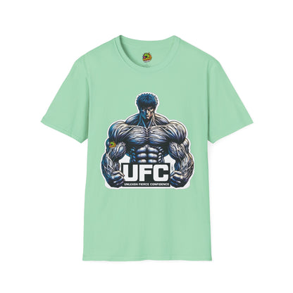 Unleash - UFC T Shirt | Unleash Fierce Confidence | Motivational UFC Tee with Baki Anime Inspiration for Gym - premium material. limited stock. Order yours now and stand out with this exclusive piece!