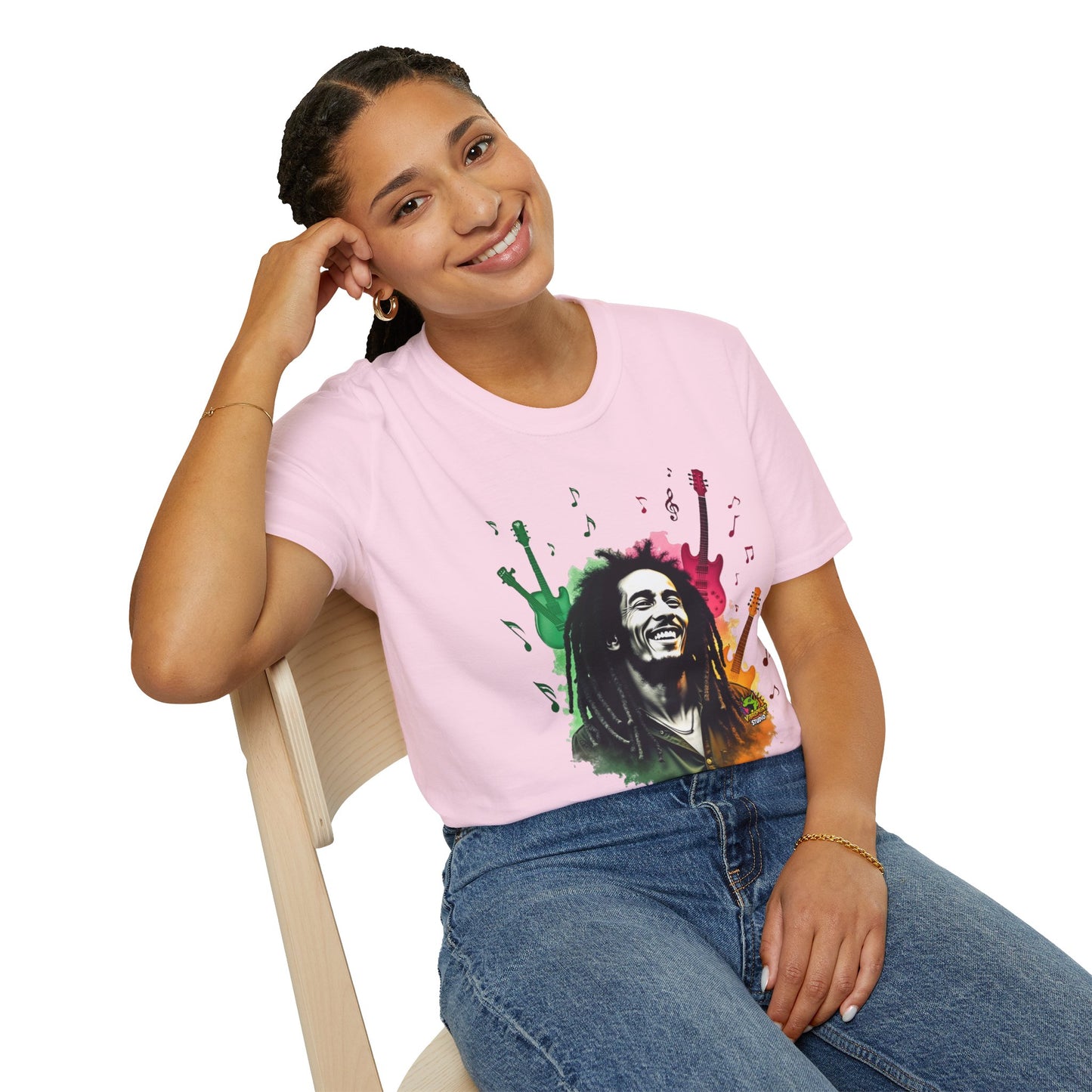 Bob Marley T-Shirt - Reggae Icon - VibroPrint Studio