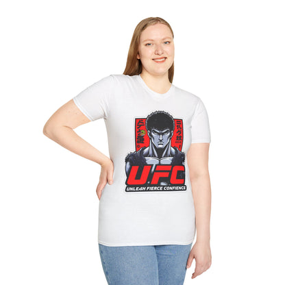 UFC T Shirt | Unleash Fierce Confidence | UFC Tee with Baki Anime Style