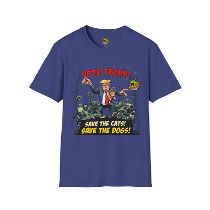 They're - They're Eating the Dogs Shirt | Political Humor Tee | Trump Election Graphic T-Shirt - premium material. limited stock. Order yours now and stand out with this exclusive piece!