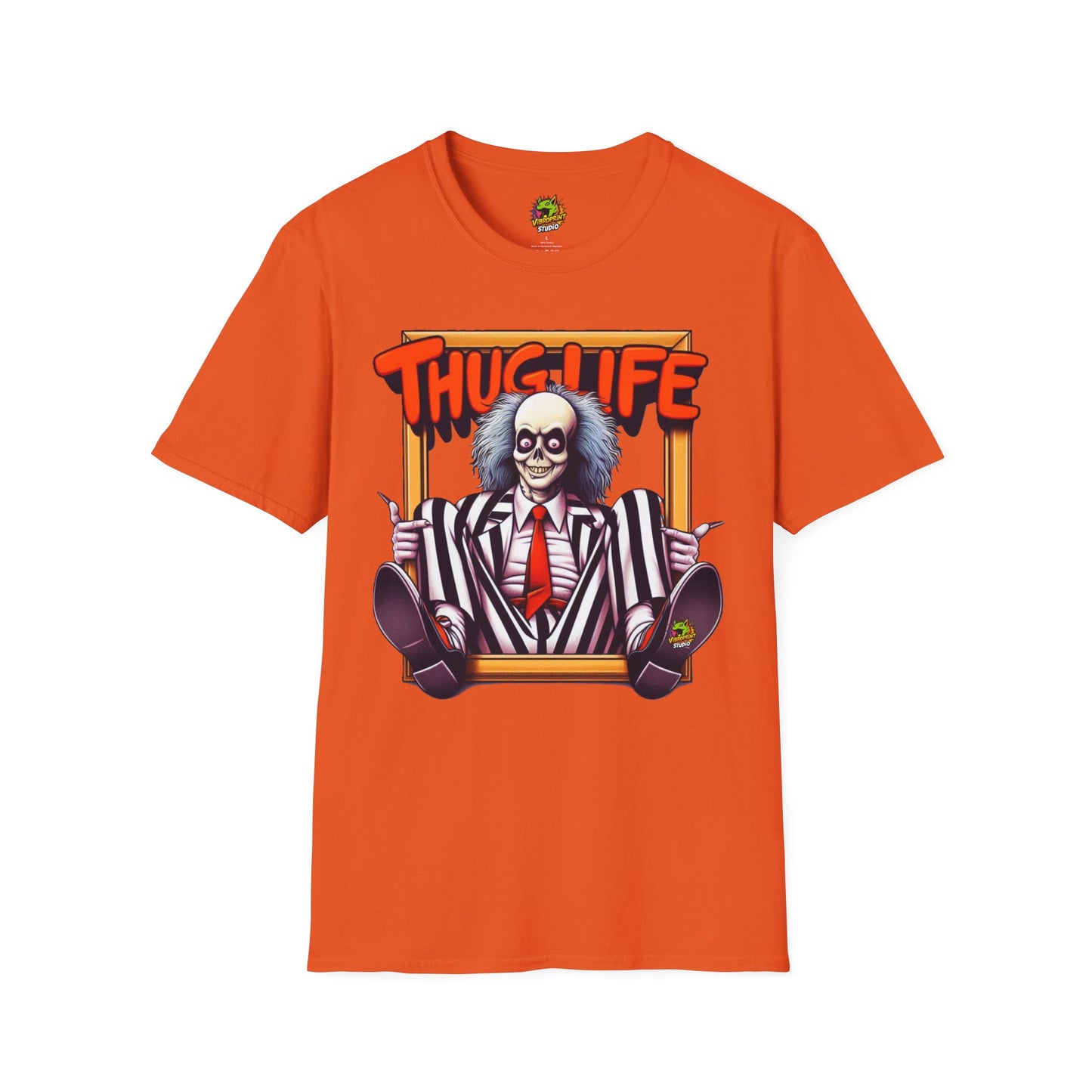 Graphic - Beetlejuice Shirt | Halloween Thug Life Tee | Classic Beetlejuice Graphic T-Shirt for Adults - premium material. limited stock. Order yours now and stand out with this exclusive piece!