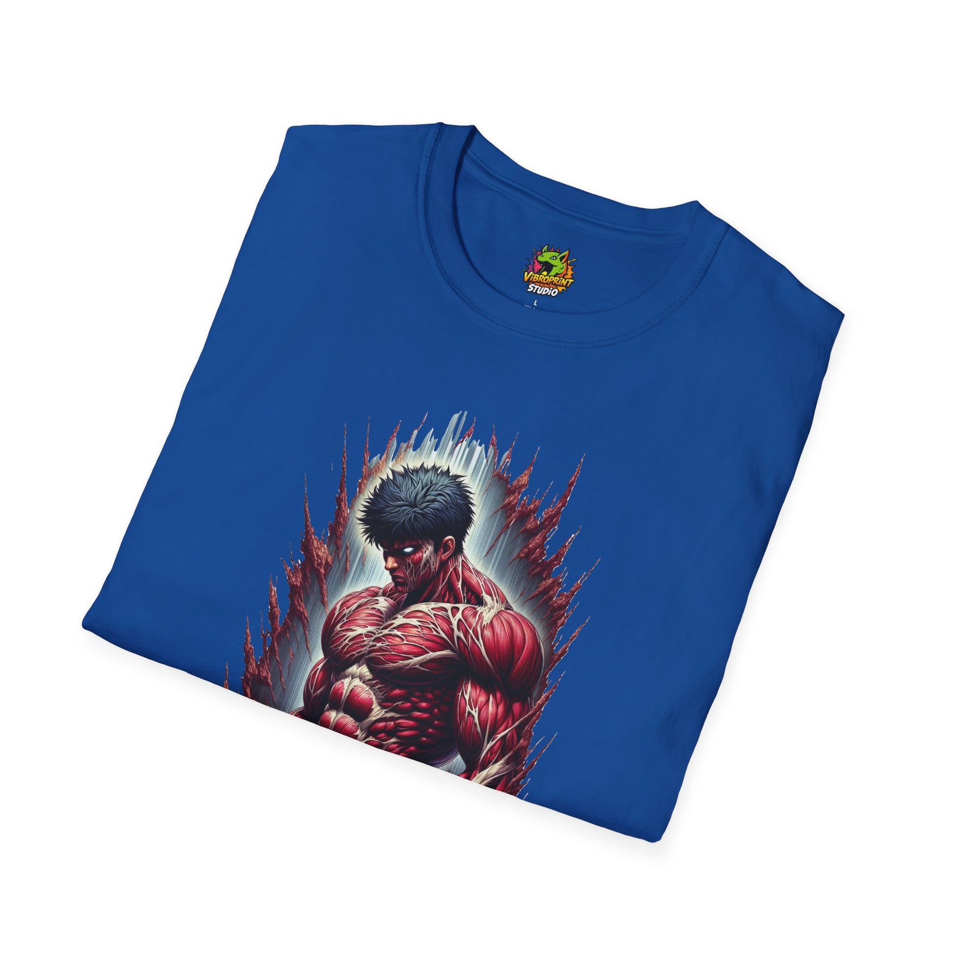 Tee - UFC T Shirt | Unleash Fierce Confidence | UFC Tee with Baki Anime Influence for Gym Lovers - premium material. limited stock. Order yours now and stand out with this exclusive piece!