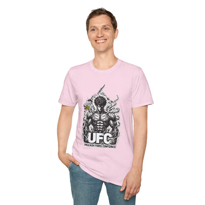 UFC T Shirt | Unleash Fierce Confidence | Motivational UFC Tee with Baki Anime Influence