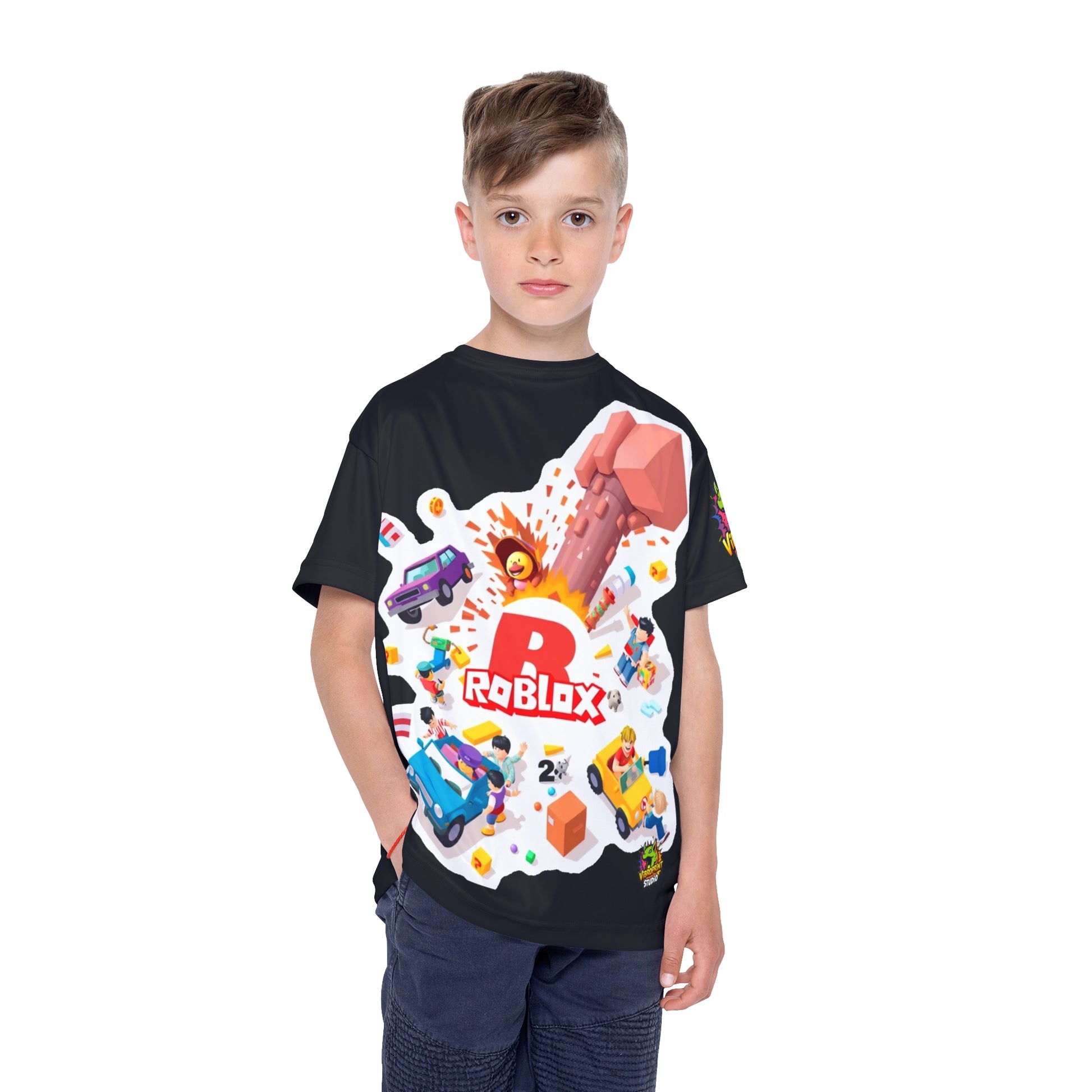 Roblox Kids Gamer T-Shirt - Red Graphic Tee