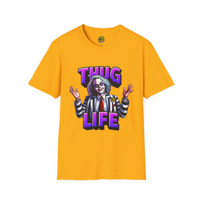 | - Beetlejuice Shirt | Thug Life Halloween Tee | Funny Beetlejuice Graphic T-Shirt - custom-made. perfect gift idea. Order yours now and stand out with this exclusive piece!