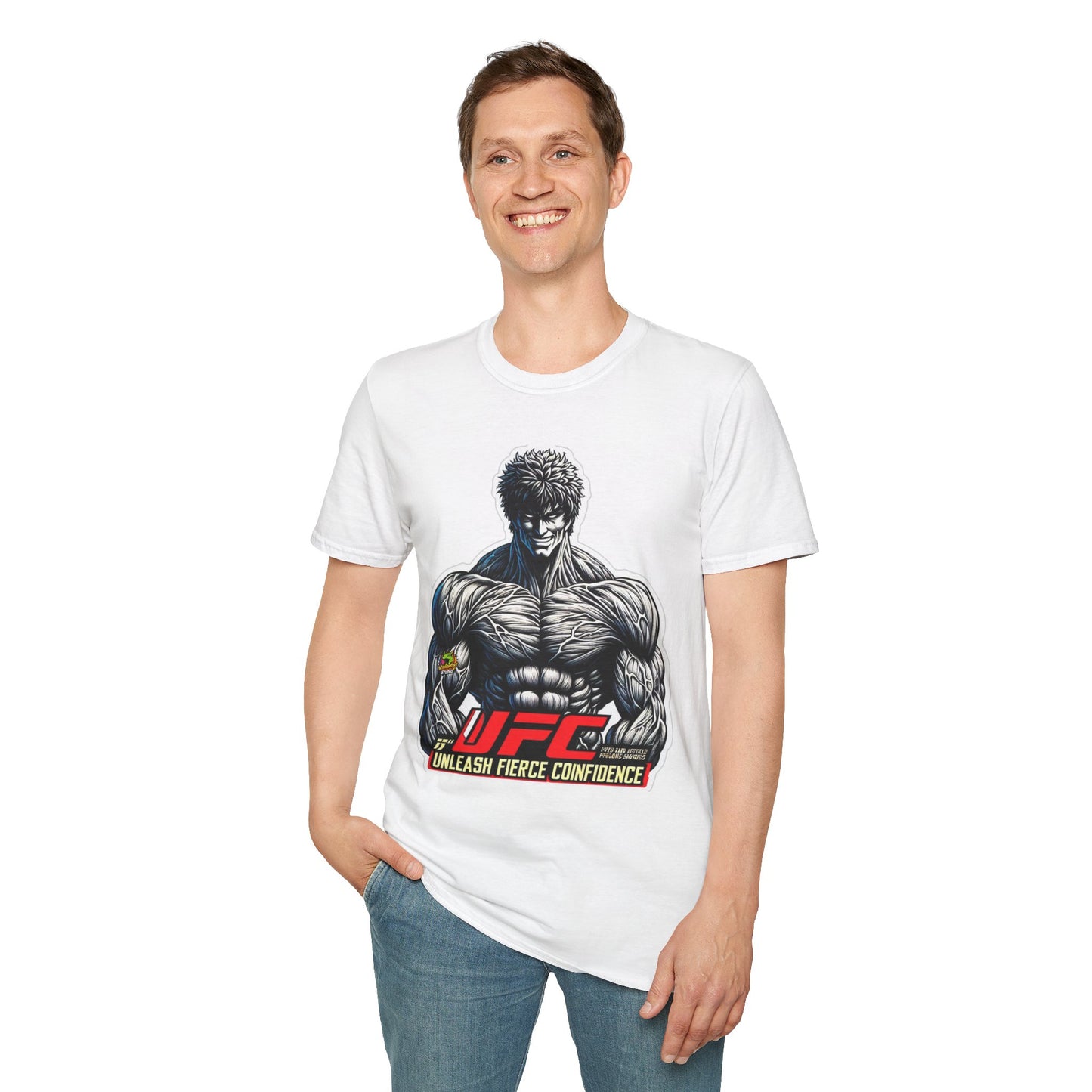 vintage horror shirt - UFC T Shirt | Unleash Fierce Confidence | UFC Tee for Gym and Baki Anime Lovers - exclusive artwork. perfect Halloween gift for fans of horror culture. Order yours now and stand out with this exclusive piece!