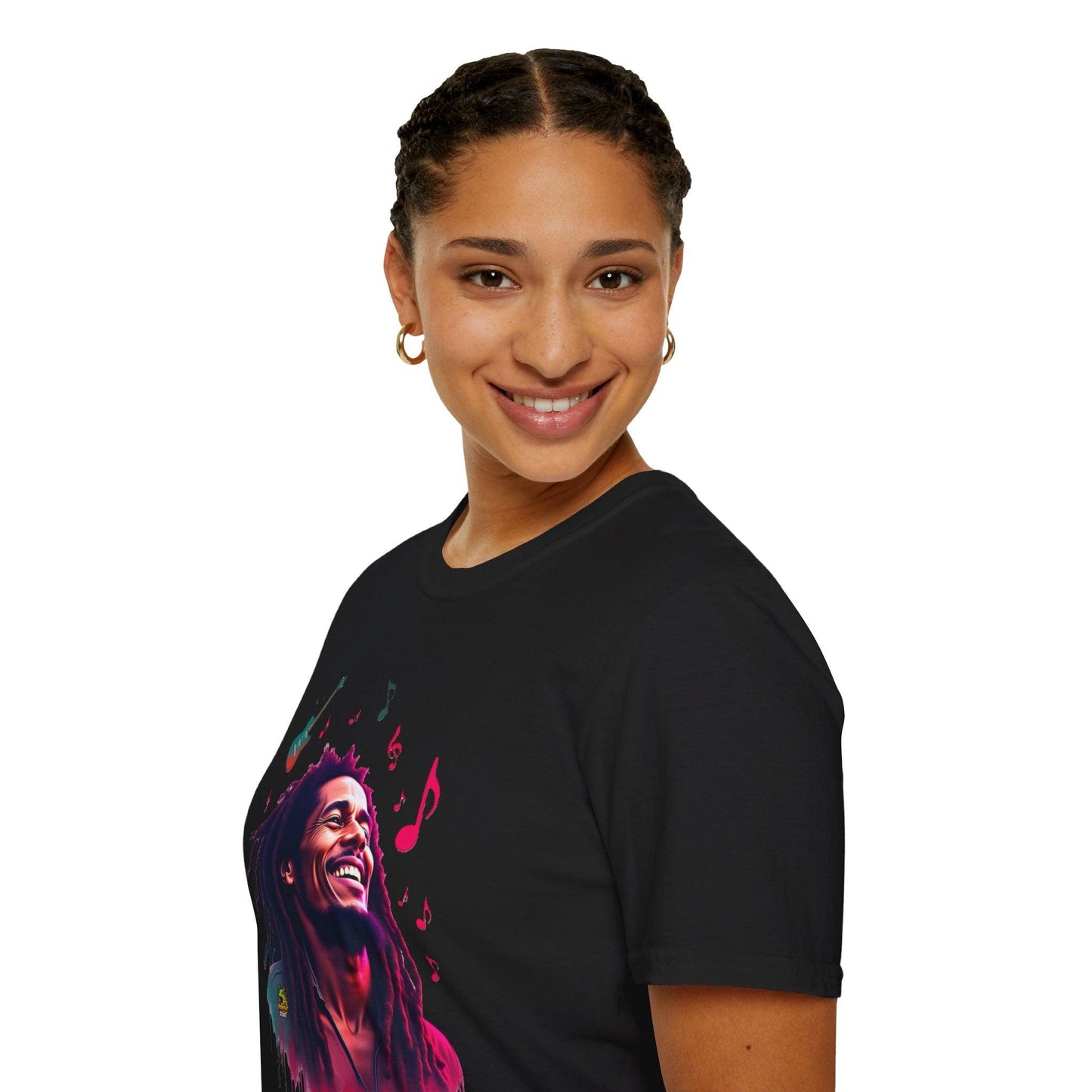 Bob Marley T-Shirt - Vibrant Rasta Revolution