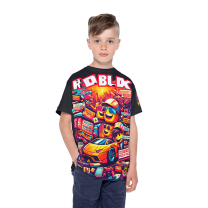 Roblox Graphic Tee Detail - Kids Gaming T-Shirt