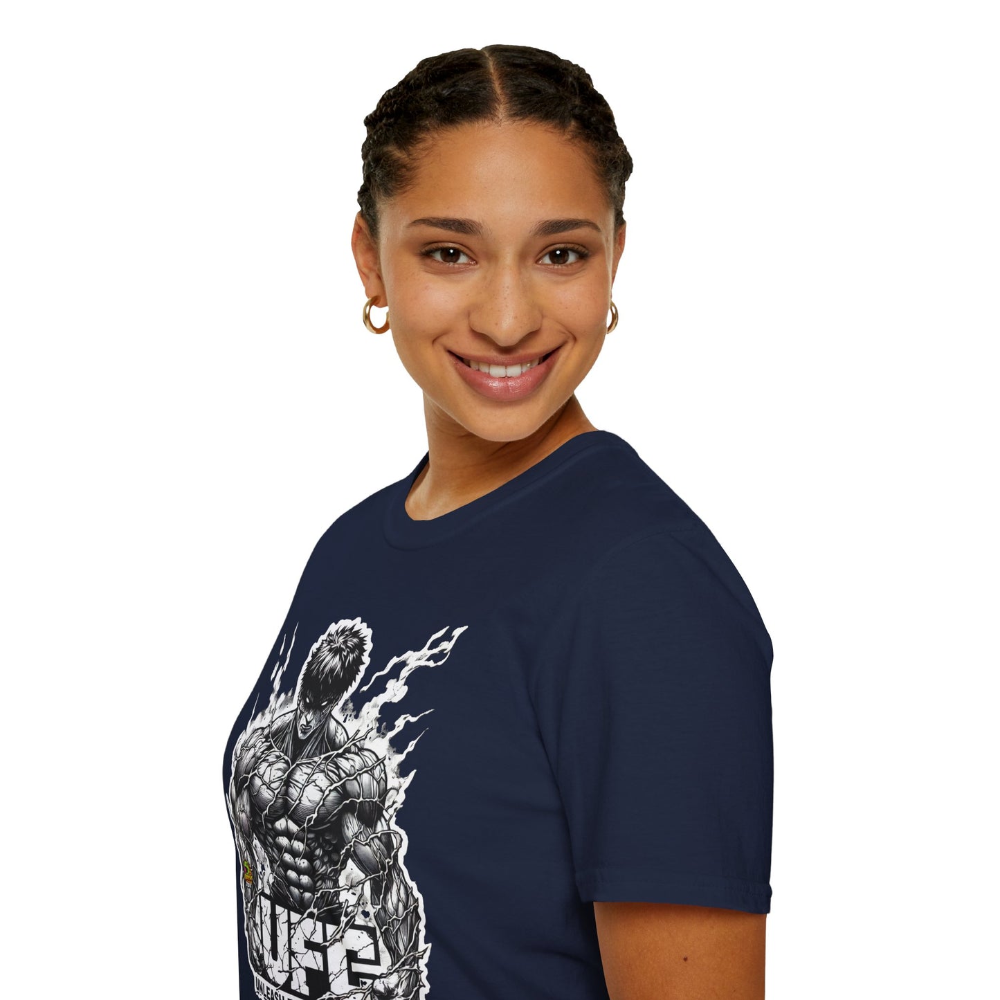 UFC T Shirt | Unleash Fierce Confidence | UFC Tee with Baki Anime Inspiration for Athletes