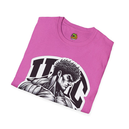 UFC T Shirt | Unleash Fierce Confidence | UFC Tee with Baki Anime T Shirt Inspiration