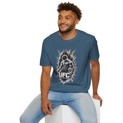 UFC T Shirt | Unleash Fierce Confidence | Motivational UFC Tee with Baki Anime T Shirt