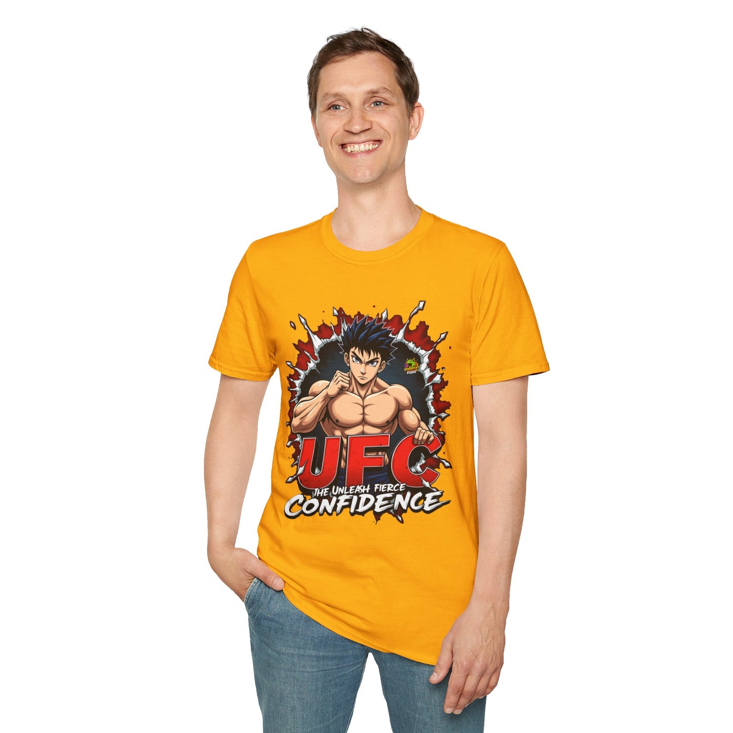 UFC T Shirt | Unleash Fierce Confidence | UFC Tee Inspired by Baki Anime for Fitness Enthusiasts