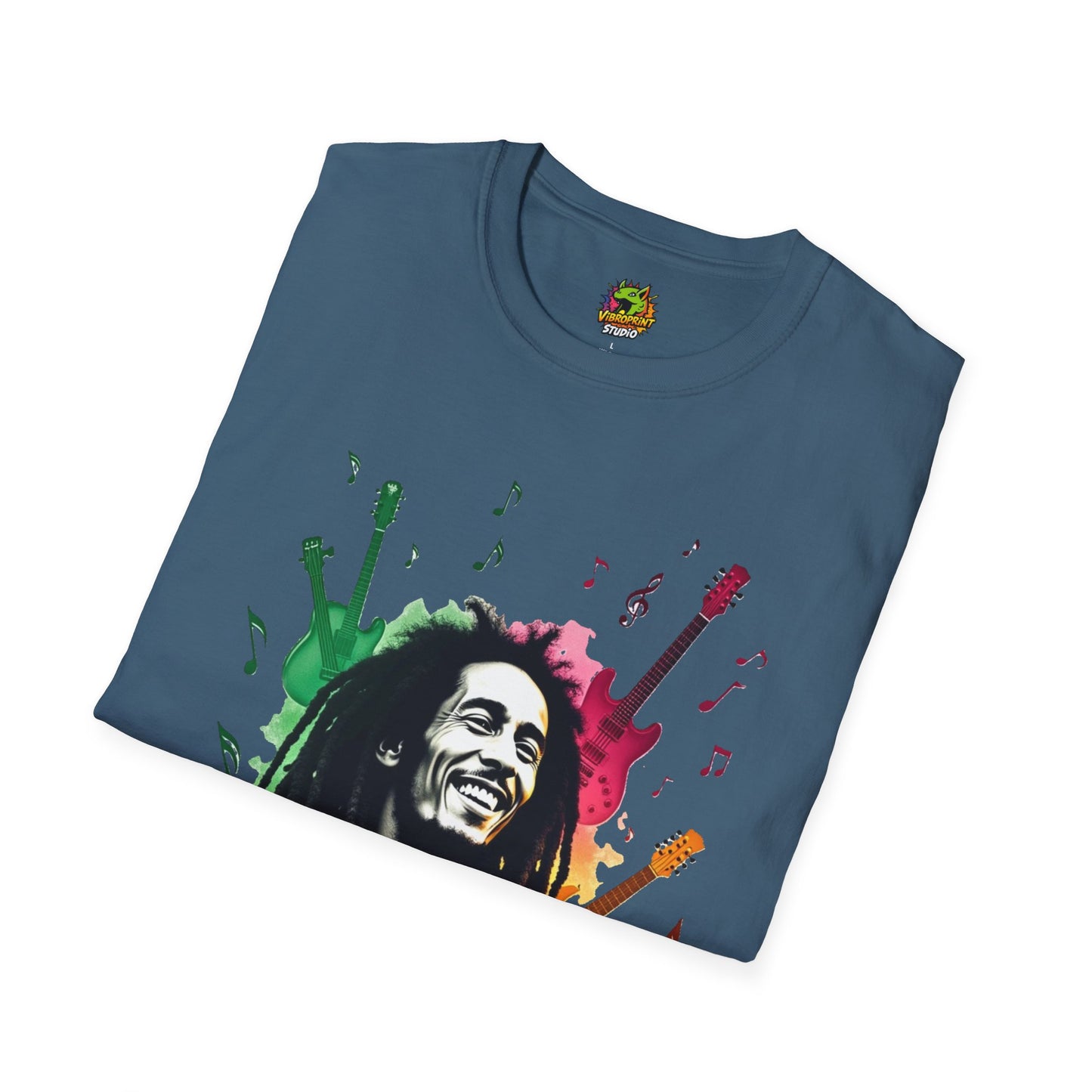 Bob Marley T-Shirt - Reggae Icon - VibroPrint Studio