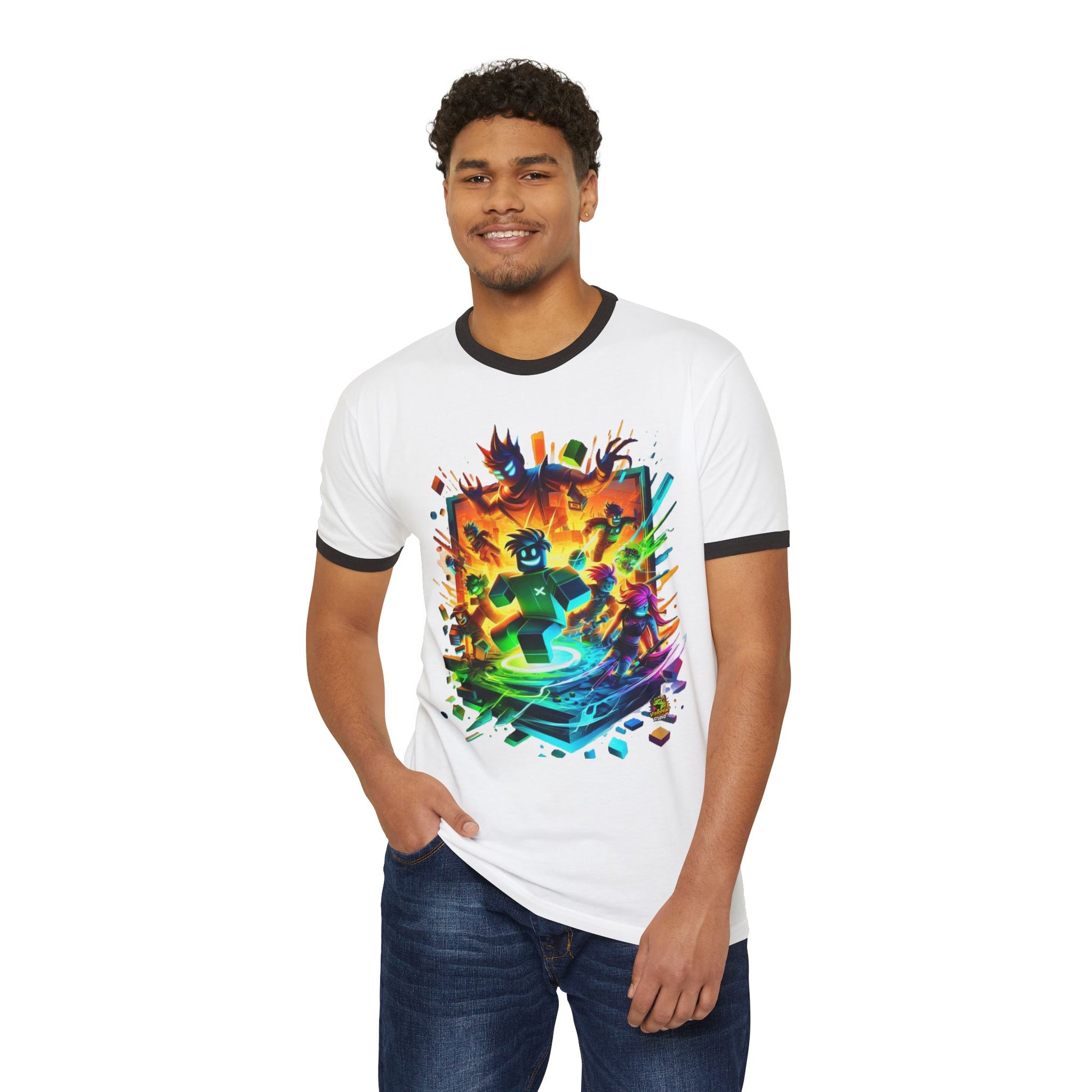 Roblox T Shirt for Kids, Teens & Adults | Roblox Gaming Tee | Roblox Adventure T Shirt - High Quality Image