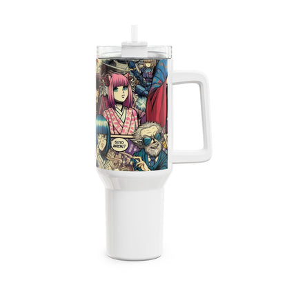 Comics - Stanley cup | Colorful Geek Drinkware for Anime and Comics Fans | Cartoon Tumbler - custom-made. perfect gift idea. Order yours now and stand out with this exclusive piece!