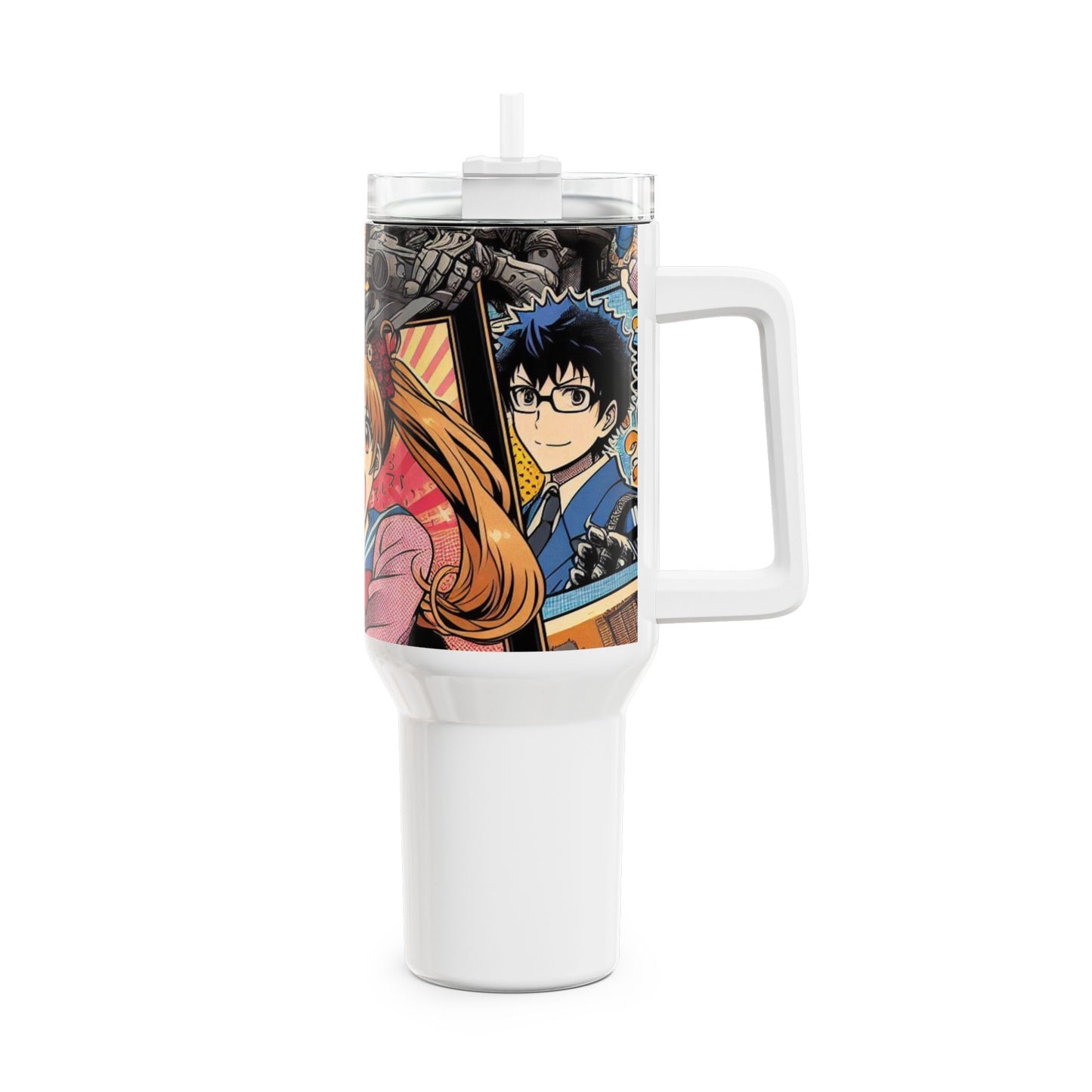 Anime - Stanley Tumbler | Colorful Anime and Comics Tumbler for Pop Culture Lovers | Geek Drinkware - premium material. limited stock. Order yours now and stand out with this exclusive piece!