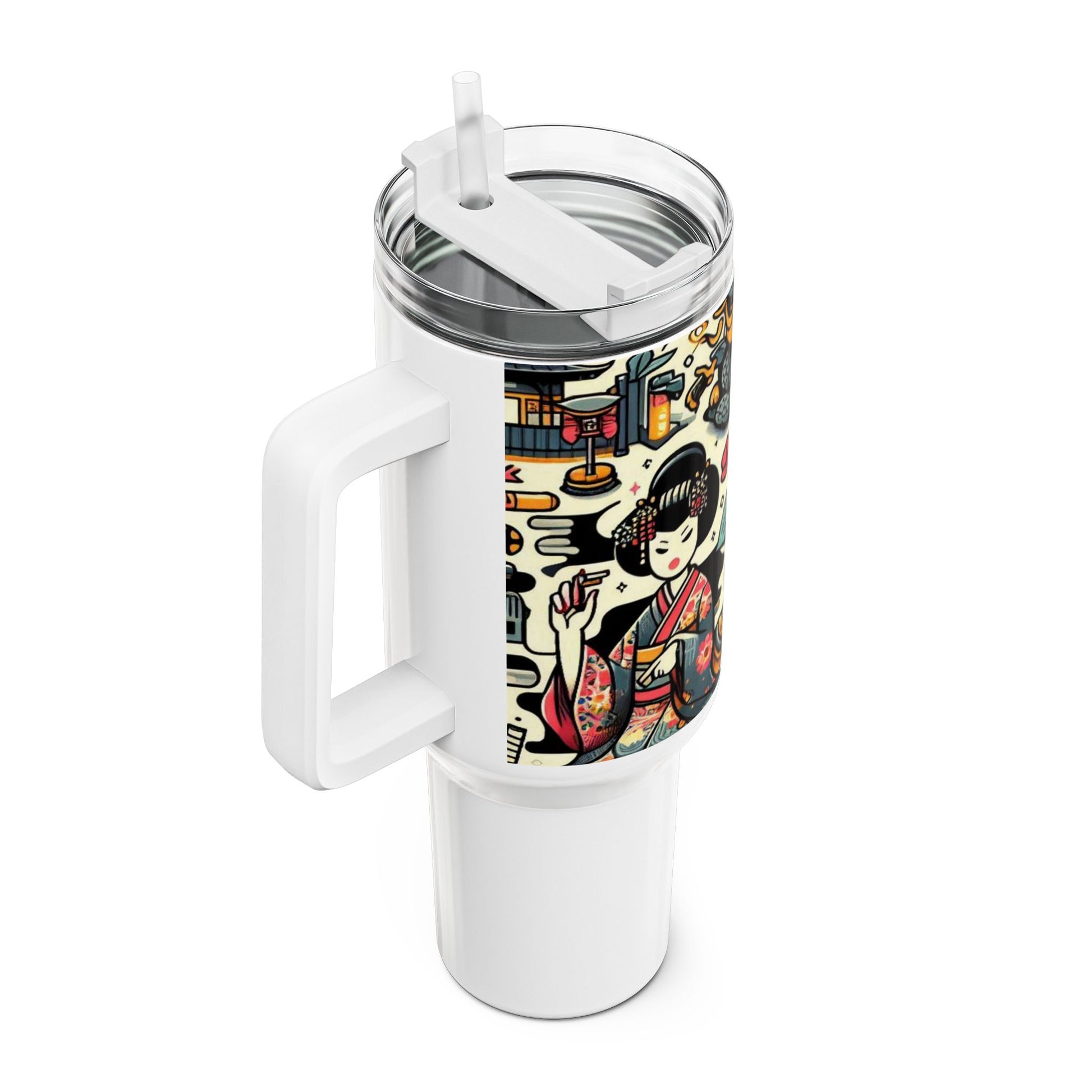 | - Stanley cup | Anime and Comic Geek Drinkware | Colorful Cartoon Tumbler - premium material. perfect gift idea. Order yours now and stand out with this exclusive piece!